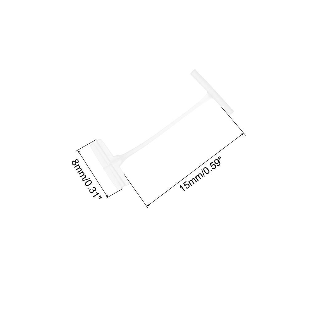 1500pcs Standard Tagging Fasteners Plastic Regular Standard Label Tagging Barbs for Garment Price Tag Label Tagging Barbs