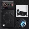 For Nubia Z80 Ultra Magnetic Rotating Bracket Case For ZTE Nubia Z70Ultra Carbon Fiber PU Leather Matte Shockproof Cover