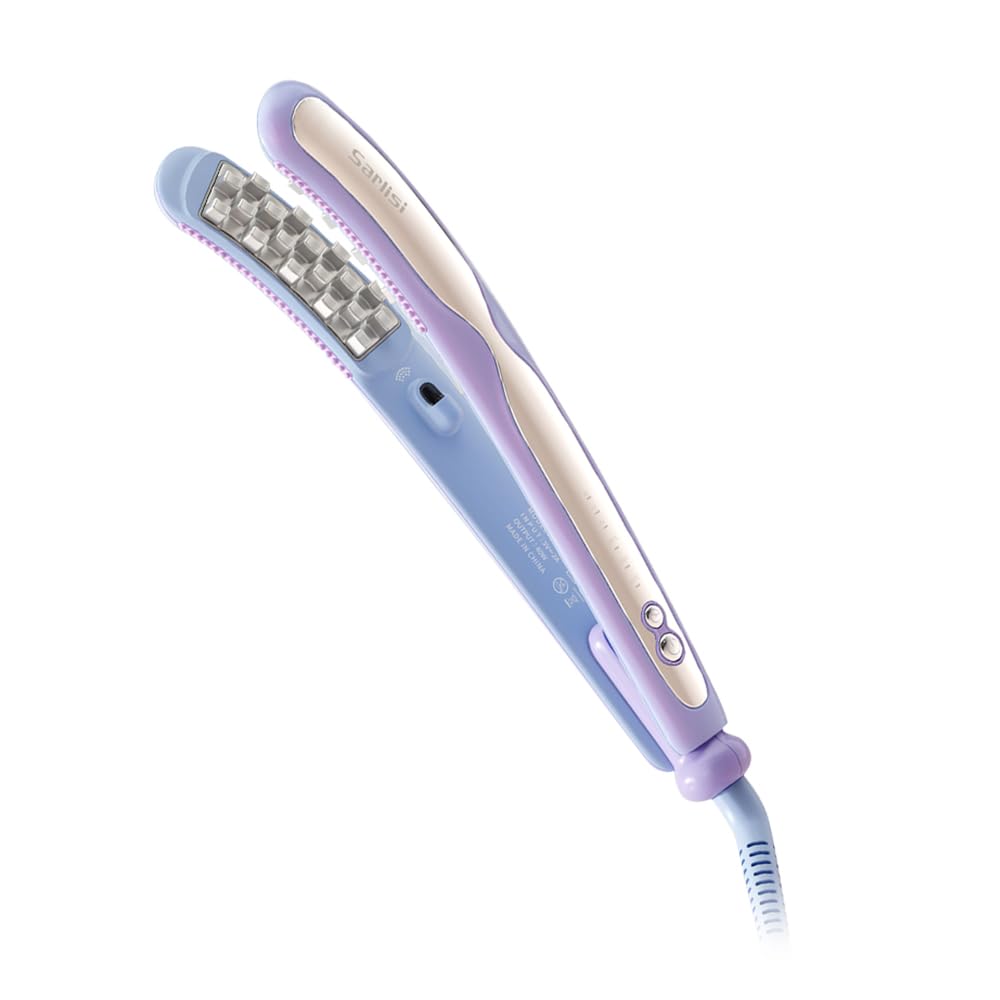 

Sarlisi Hair Volume Hair Thinning Uneven Rapid Equipped with Negative Waffle 3 Temperature Easy to 360 Degree Rotating Business Present Iron, Iron, синий