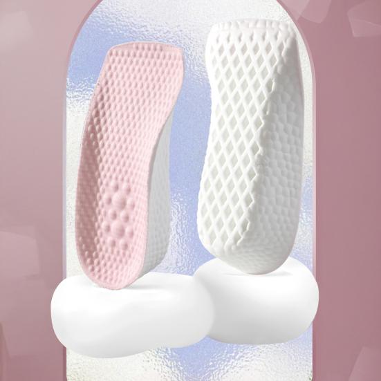 Inner Heightening Insole Anti-Odor Breathable Sweat-Absorbent Shoe Lifts Invisible Increase Height Insoles for Sneakers Canvas Shoes
