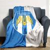 Colchester Utd FC Print Flannel Blanket High Quality Warm Comfortable Cover for All Seasons Perfect for Gifts Home Decor