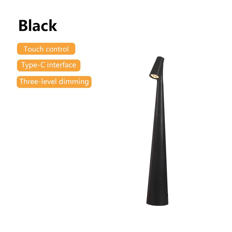 Tischlampe LED-Touch-Sensor-Desktop-Nachtlicht Wiederaufladbare kabellose Leselampe für Restaurant, Hotel, Bar, Schlafzimmer, Dekorlicht