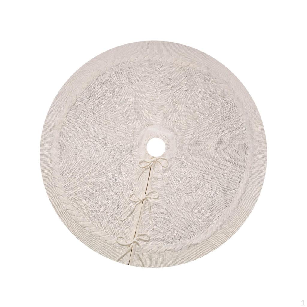 Christmas Tree Apron and Mat for Seasonal Decoration