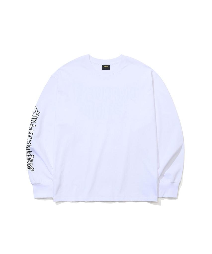 Kyumail 701 Print Long Sleeve T-Shirt White