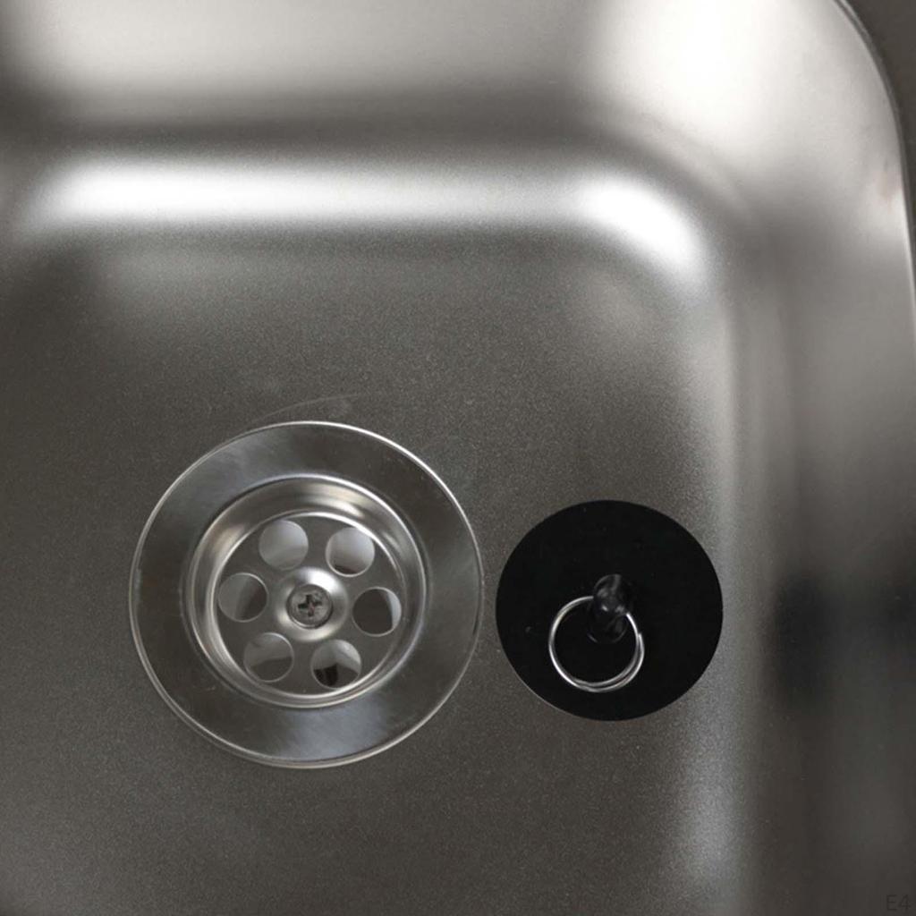 2 Pack Tub Stoppers Kitchen Sink Water Stopper, Universal Seal Bathtub Stopper