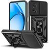 Armored Case for Oppo A60, CamShield Slide, Black