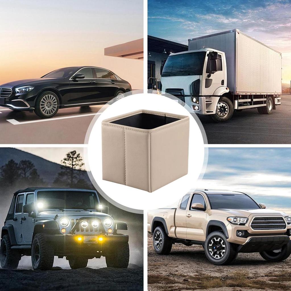 Car Trash Can Portable Multifunctional Large Capacity Accessories Car Storage Box For Family Friends Mobile Phones Files Toys