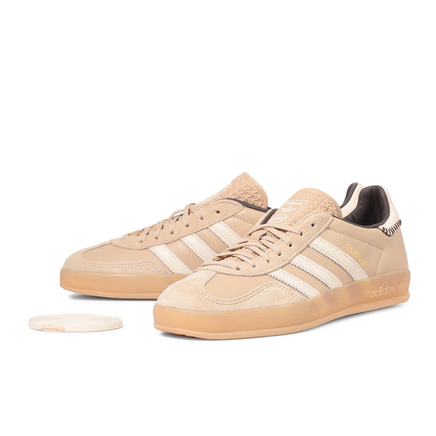 JQ1751 adidas Originals Gazelle Indoor Магический бежевый Чудесный белый Резина Четыре (Мужской) 10