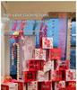3D Double Happiness Stackable Boxes for Wedding & Engagement Decor