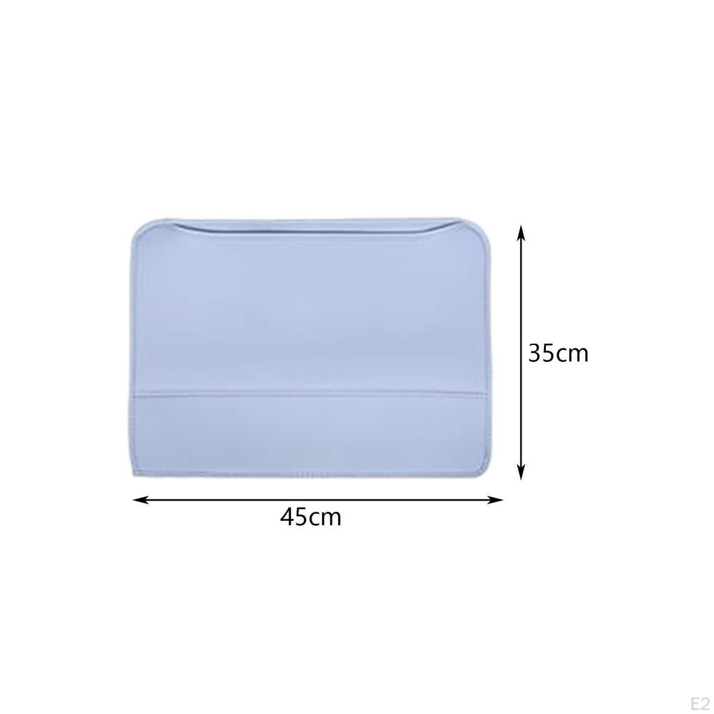 2Pcs Seat Back Kick Mats Anti Scratches Backseat Protector for Byd Seal Blue