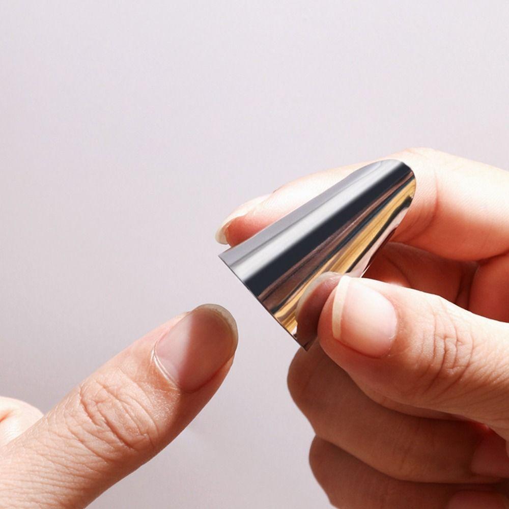 5Pcs Stainless Steel Material Shelling Tool Convenient Finger Protector New Anti Cutting Hand  Home