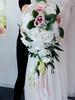 Wedding Bride Bouquet Artificial Rose Flower Decoration Bouquet