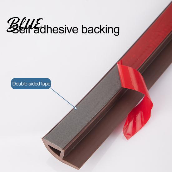 Floor Edge Reducer Sealing Universal Waterproof PVC Strip Self-Adhesive 10/15mm Transition Cuttable Wear-resistant Carpet to