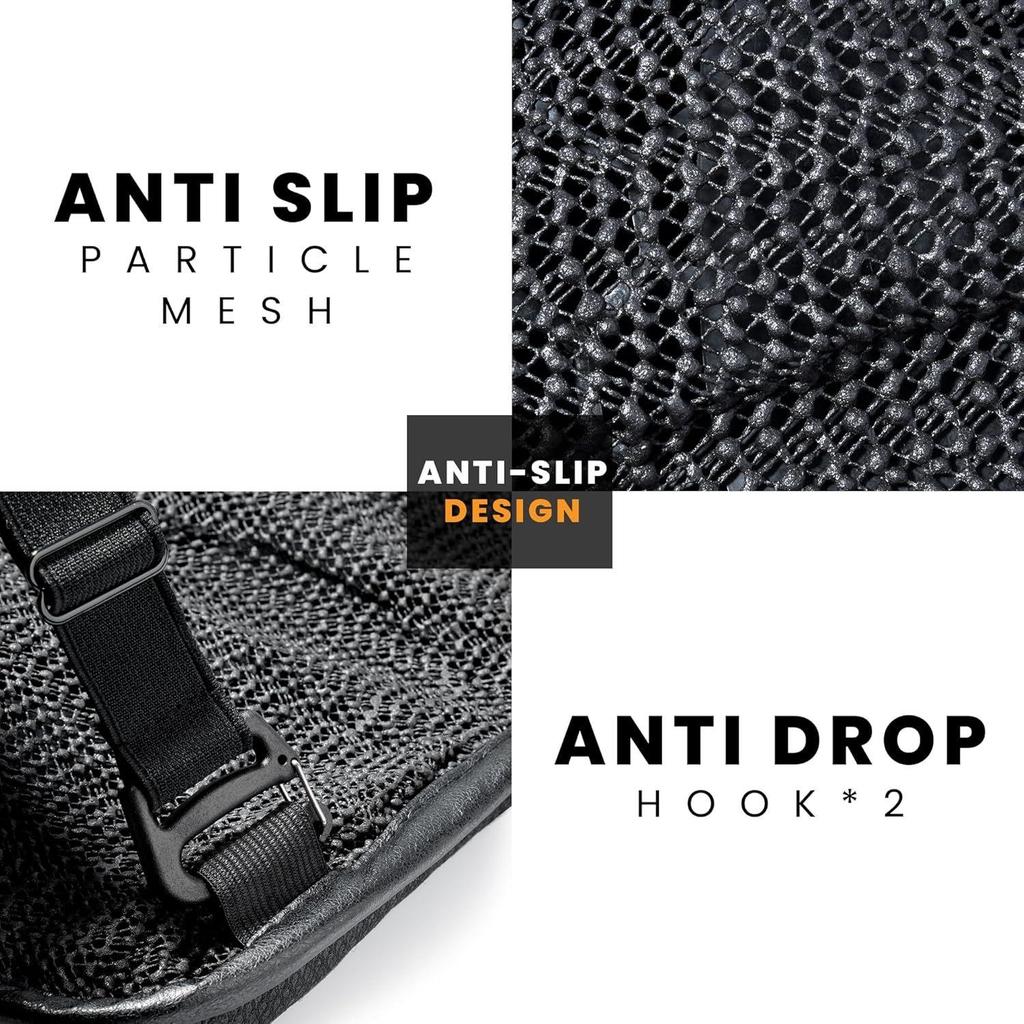 Gel Air Seat Cushion | 3D Honeycomb Gel Structure | Universal Fit | Detachable Cover | Ideal for Bike, Office, Car & Home | Lumbar Support