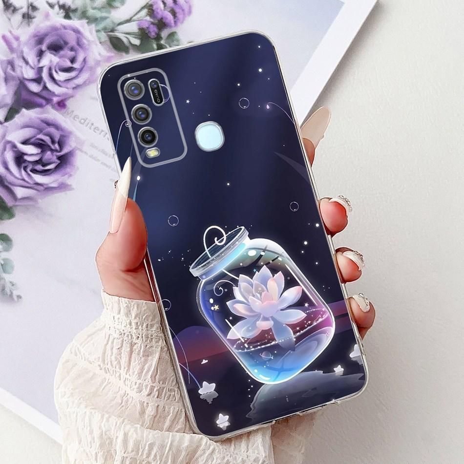 For Vivo Y50 Y30 Y30i 1935 1938 Cool Dragon Tiger Painted Phone Case For Vivo Y30 Y30i Y50 Soft Silicone TPU Cases