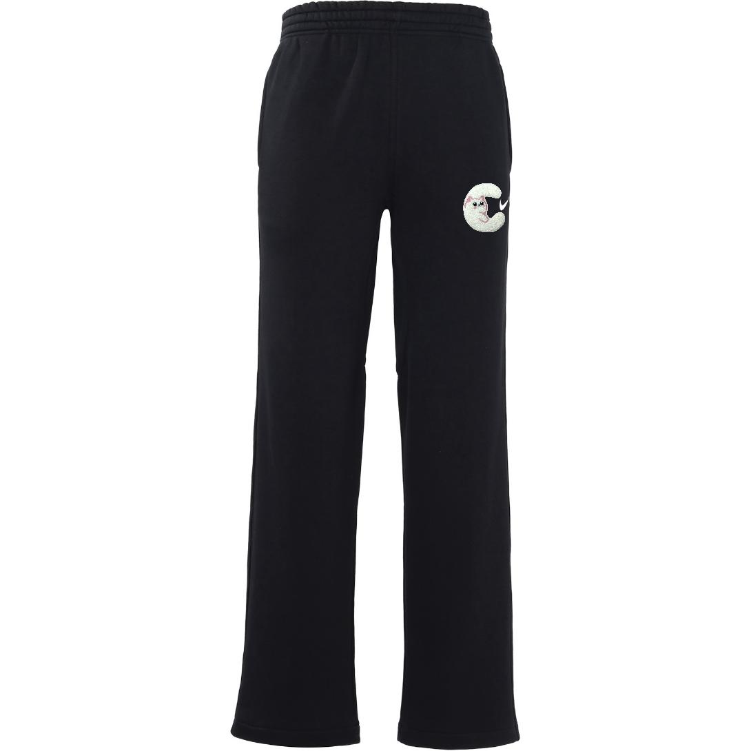 

Nike Club OH Pant Swoosh NF Logo Cat Embroidery Breathable Fleece Casual Knit Sports Pants Men pants Black 623455-010(TEAM378-ZMMM-X1) S