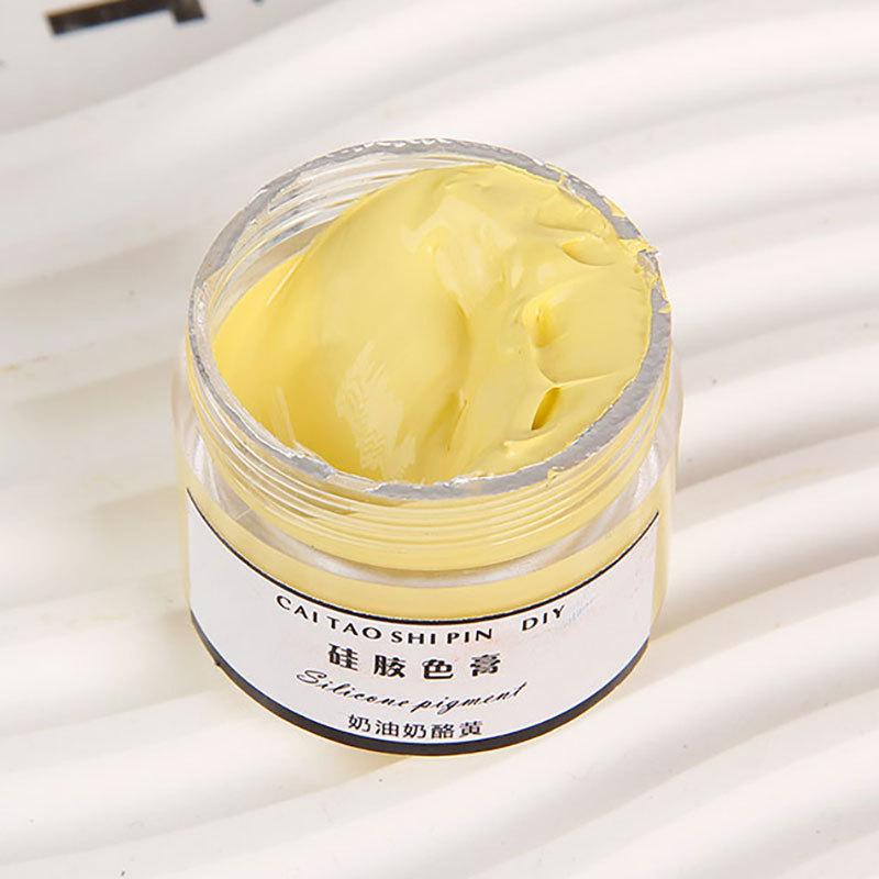 30g Silicone Color Paste Shiny Oily Macaron Paint Manual Diy Pinching AB Silicone Coloring