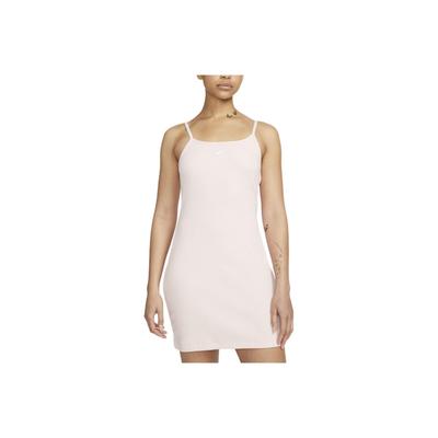 Sportswear Essential Ribbed Crop Tank Dress Women Dress Pink DM6231-610