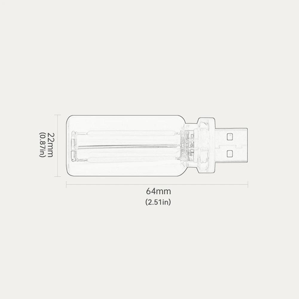 USB Car LED Light Dual Colors Touch Control Atmosphere Lights Bulb Incandescent Lamp LED Filament Bedroom Night Decoration