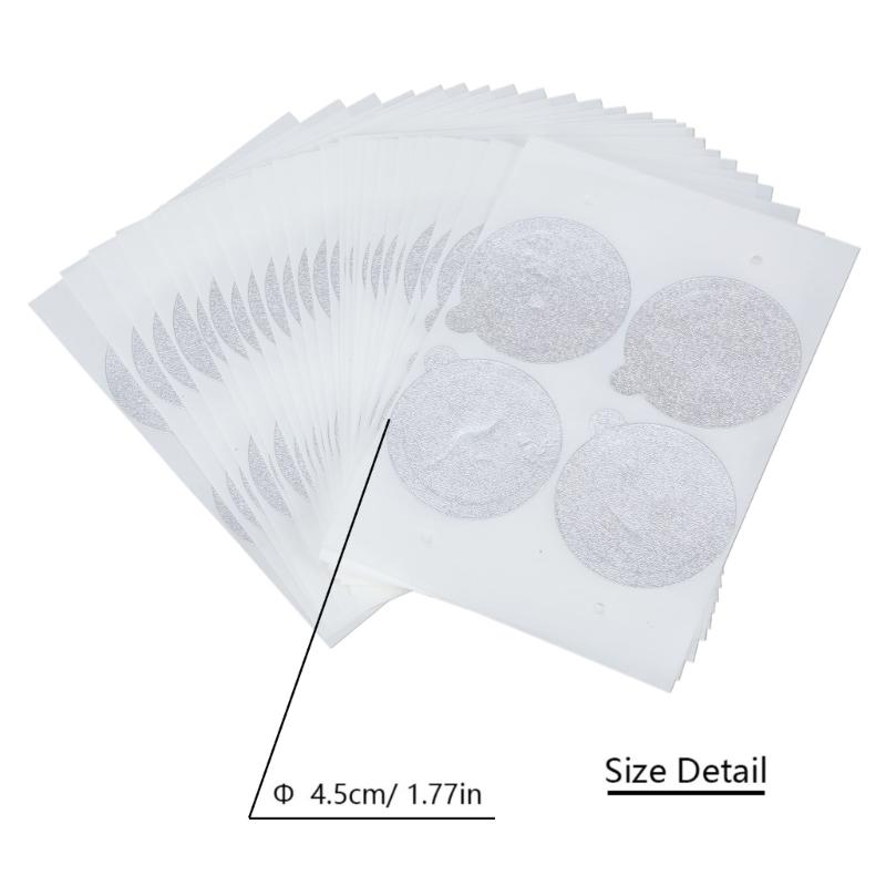 Pack of 100 Coffee Pods Sealing Cover Coffee Pods Foil Lids 45mm Coffee Pods Stickers for Home and Commercial Use
