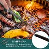 KALOLINNA Stainless Steel Grill Clips, Tongs for Yakiniku, Camping, and BBQs, Freestanding, Floating Tips, Lightweight and Convenient, Durable and Abr