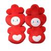 Wedding Double Happiness Plush Doll Pair - Newlywed Bed Decoration & Gift