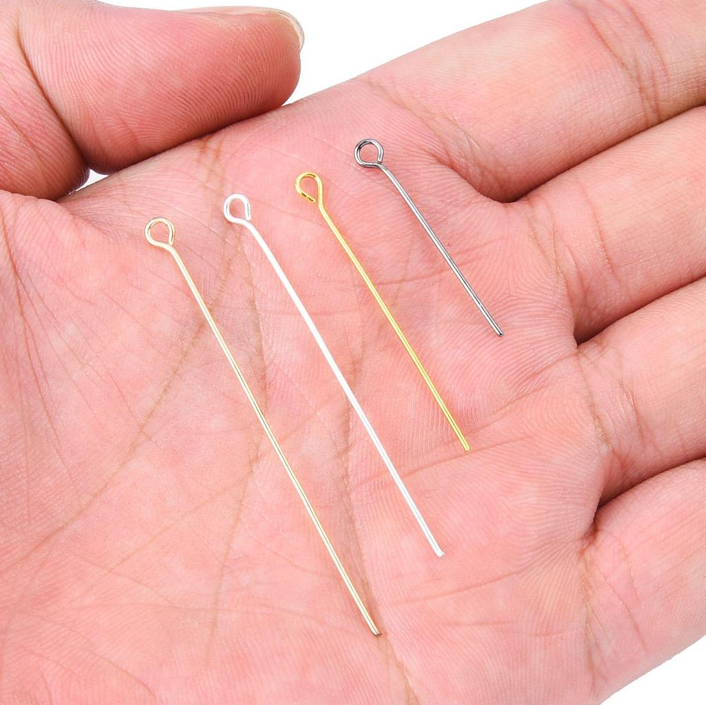 Handmade Nine-Character Beading Needles for Jewelry Crafting - Ideal for Necklaces, Bracelets, Earrings