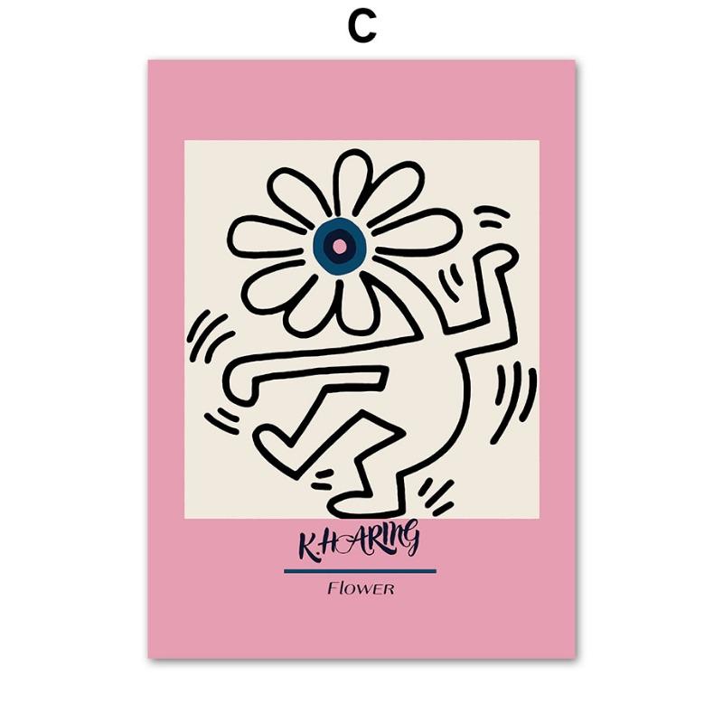 Matisse Poster Picasso Abstract Posters and Prints Canvas Painting Flower Wall Art Pictures for Living Room Cafe Boho Home Decor