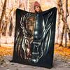 Alien Flannel Blanket Soft Warm All-Season Throw, Design for Camping, Car Travel, Hiking Sofa, Bed, Office Perfect Gift for Parties