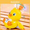 Top Ball Yellow Duck Light And Sound Toy With Rotating Effects For Kids And Toddler Play