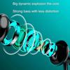 Plastic Sports Neckband Headphones LED Battery Display TWS Headset  Sports Activities