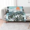 Ski Map Throw Blanket Heavy To Sleep Decorative Throw Cosplay Anime Decorative Sofa Soft Warm For Winter Blankets