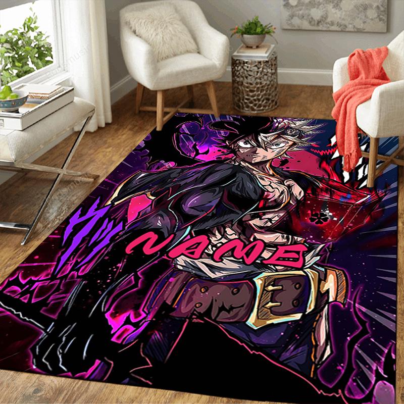 Custom 1Pc Powerful Anime Character Rug Office Carpet Indoor Outdoor Entrance Doormat Nonslip Soft And Comfortable Living Room D2915362