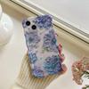 Floral Oil Painting Phone Case for iPhone 17 Pro Max, 12 Pro, 11 - Anti-Fall, Blue Light, Silicone - Female