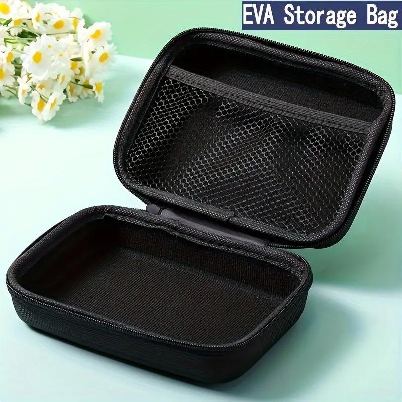 

Eva Earphone Bag Portable Multi-function Anti-drop Data Cable Earphone Storage Box, Portable Anti-pressure Multi-function Storage
