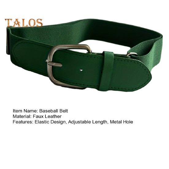 Baseballbelte for menn, ungdom Elastisk materiale Baseballlinning Gutter Jenter Belte med justerbar lengde Sportstilbehør
