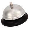 Desk Bell Crisp Ringtones Chrome Polished Alloy Office Bell Compact Structure Call Bell Kitchen Bell for Dining Room Bar