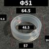 38 51 63 76 102mm EPDM VMQ Santiary Seal Gasket Replacement For 1.5" 2" 2.5" 3" 4" Tri Clamp Butterfly Valve Homebrew