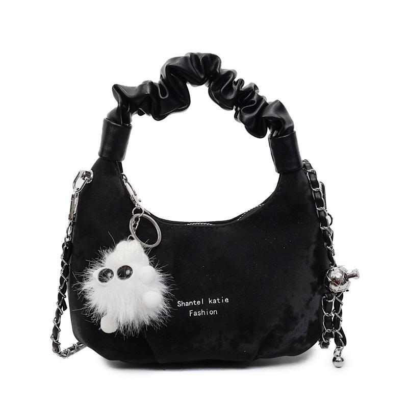 The Trendy and Casual Cloud Bag for Women In Summer Is A Stylish Pleated Single-shoulder Bag