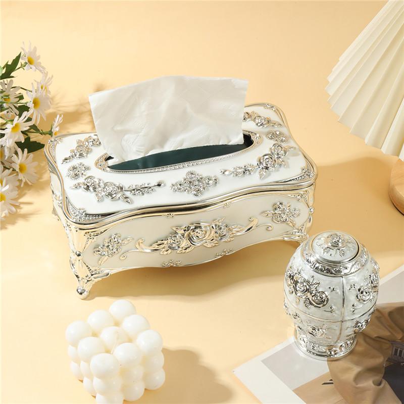 1 Vintage Floral Tissue Box, Kitchen and Bathroom Tissue Holder for Home and Office Decoration, As Well As Mother's Day Gifts