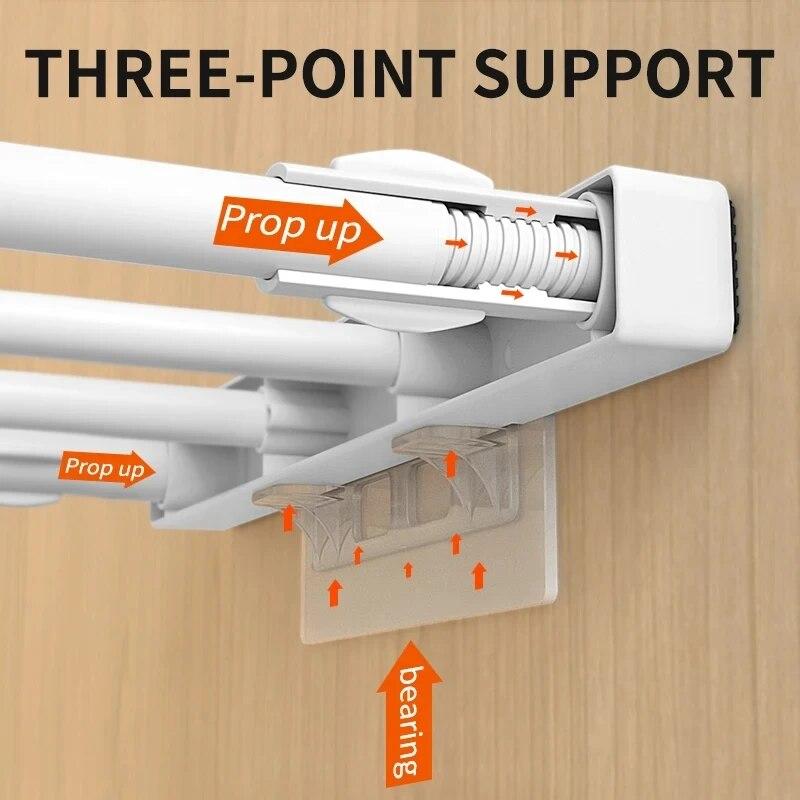 1PC Retractable Closet Dividers Closet Divider Layer Shelf Are Suitable for Closet Dorm Storage Partitions