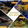 2PCS Solar Lawn Lights Outdoor LED Bright Yard Lamp Waterproof Night Light Landscape Lighting Pathway Light Garden Decor