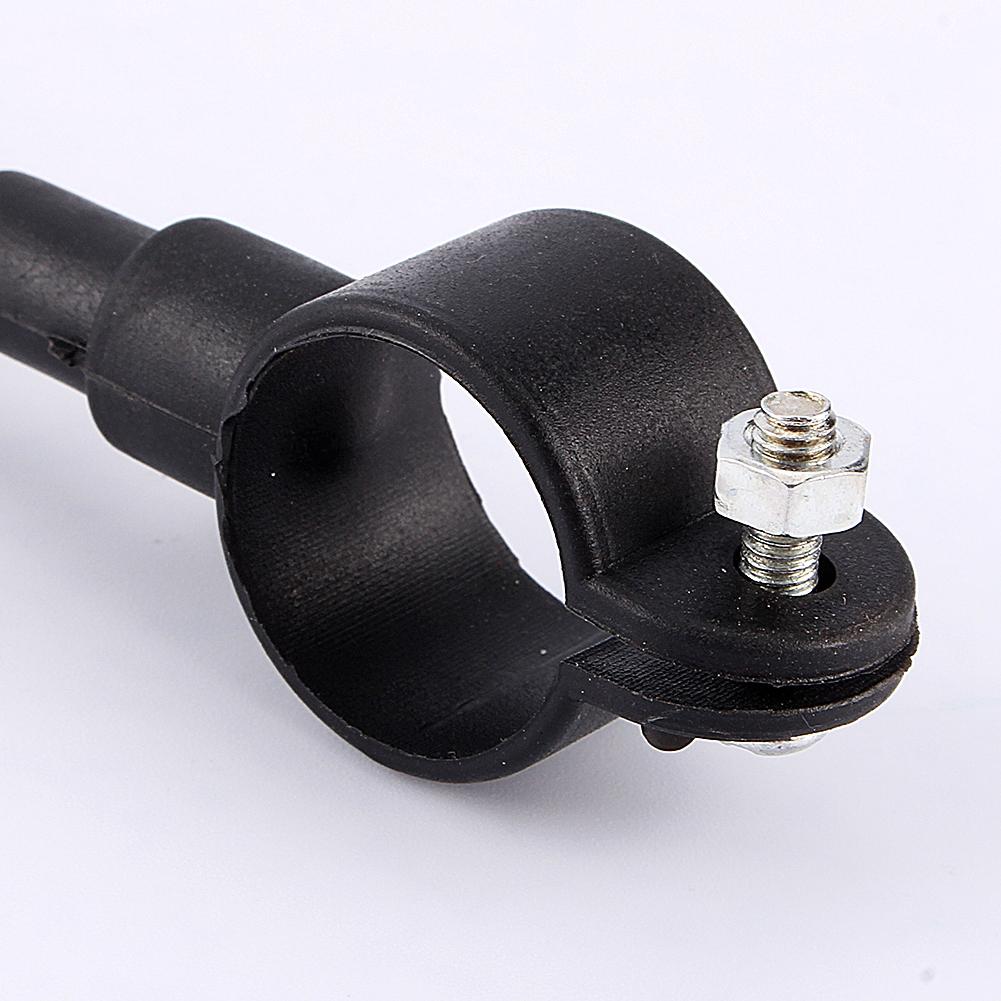 Bike Mirror,8cm Glass Handlebar Rrview Mirror with Red Reflector for 2.0cm to 2.2cm Handlebars Mountain Road Bike