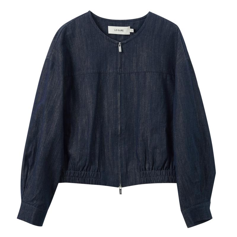 Women s Autumn Loose Fit Short Denim Jacket M