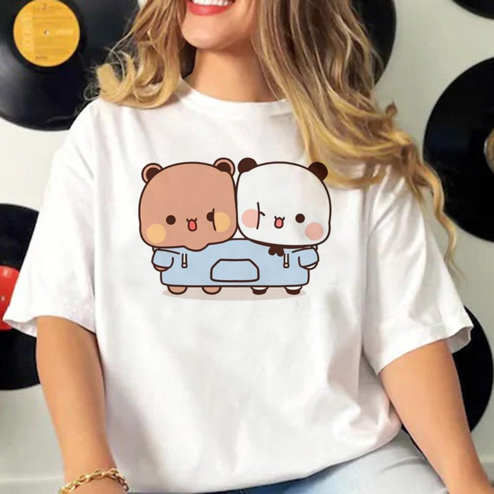 Bubu Dudu 3d Print Womens T Shirt Patterned Active Wear Funny Tee Female Summer Short Sleeve Oversized Loose Top