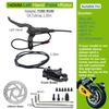 Monopattino Elettrico NUTT A5-D con Freni Idraulici, 140mm, 160mm, 180mm, Compatibile con Zero 10X, KUGOO G1, VSETT 10+, 9+, 9