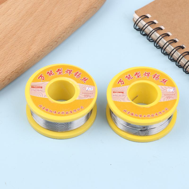 Hot 50G Tin Wire Soldering Wire With Flux Melt Rosin Core Solder Roll No-clean Electrical Repair Solder For Soldering 0.8/1.0mm