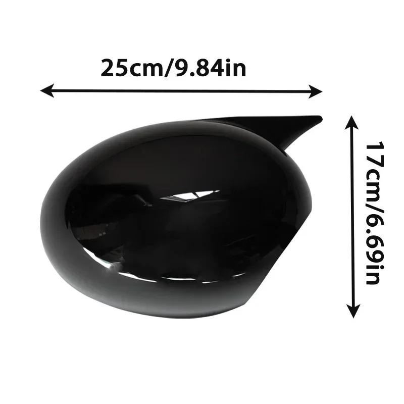 Til Mini Cooper Clubman R55 Blank Sort R56 R57 R58 R59 R60 Countryman R61 Tilbehør Bil Bakspejl Dæksel Skal