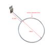 1PCS Black White Motorcycle Helmet Holder Hanger Rack Wall Mounted Hook for Coats Hats Caps Helmet Rack Black Steel Accessories