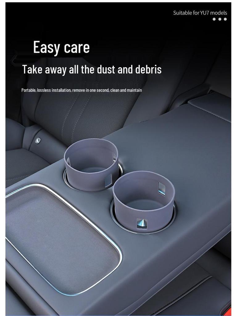 Xiaomi YU7 Car Window Button Frame Protector - Anti-slip Glass Lifter Panel Cover